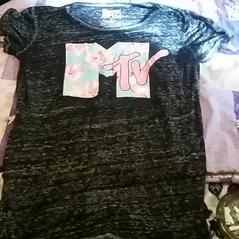 Vintage MTV sheer shirt